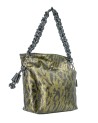MBRC - Borsa shopper in pelle piccola con doppio manico Leo