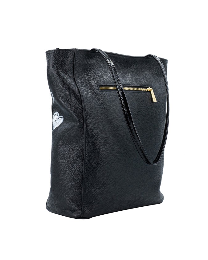 MBRC - Borsa shopper in pelle dipinta a mano Symbol