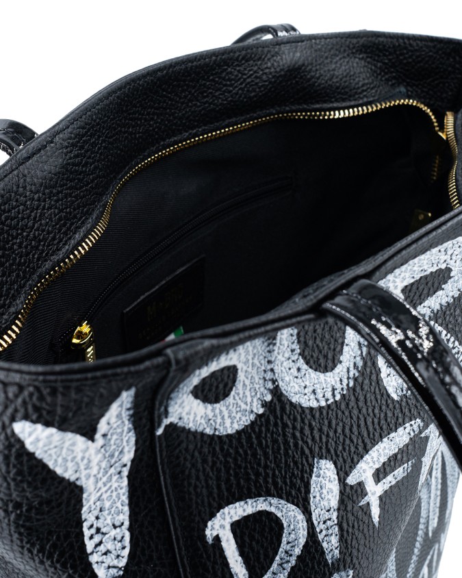 MBRC - Borsa shopper in pelle dipinta a mano Symbol