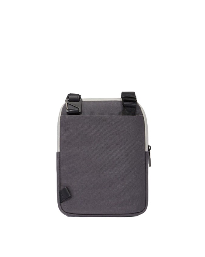 Piquadro - Borsello uomo in pelle e tessuto riciclato porta iPad 10,2''Air 10,9''Pro 11''
