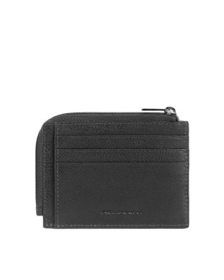 Piquadro - Portamonete in pelle con porta documenti e carte di credito Carl 2