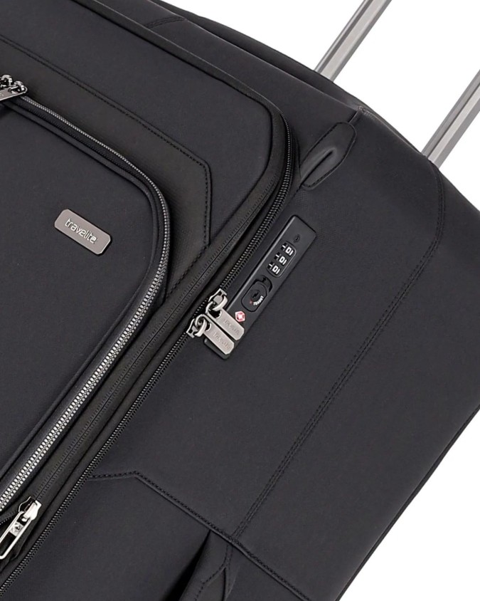 Travelite - Trolley Grande in nylon riciclato espandibile 4 ruote 79 cm Priima