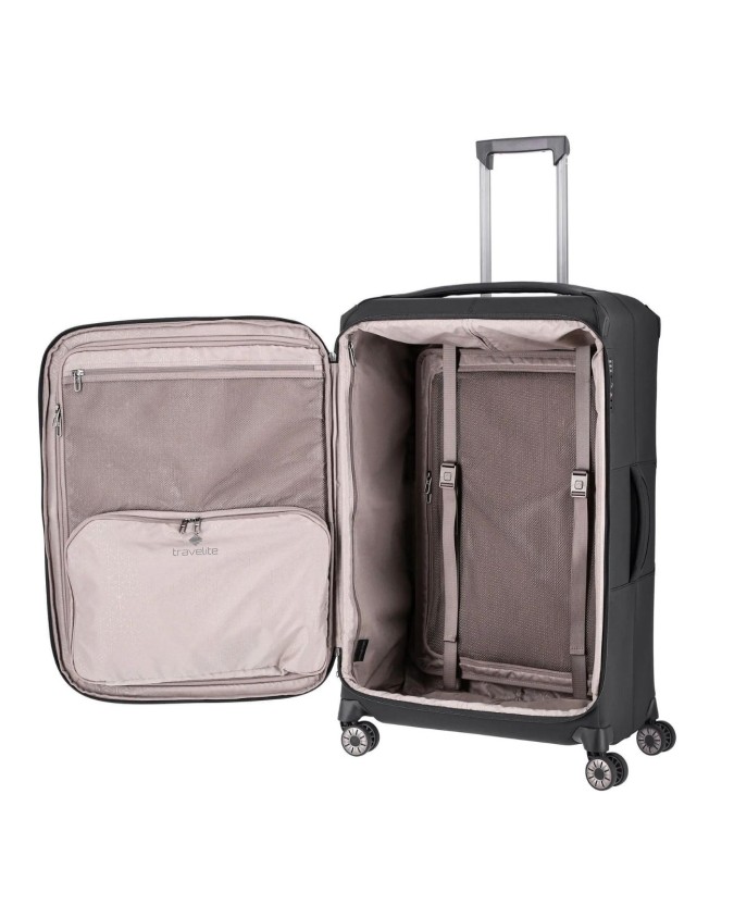 Travelite - Trolley Grande in nylon riciclato espandibile 4 ruote 79 cm Priima
