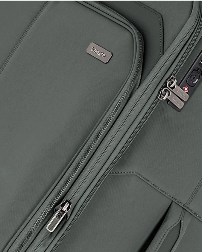 Travelite - Trolley Grande in nylon riciclato espandibile 4 ruote 79 cm Priima