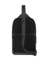 Piquadro - Men's single-shoulder backpack made of leather and fabric for the iPad® mini