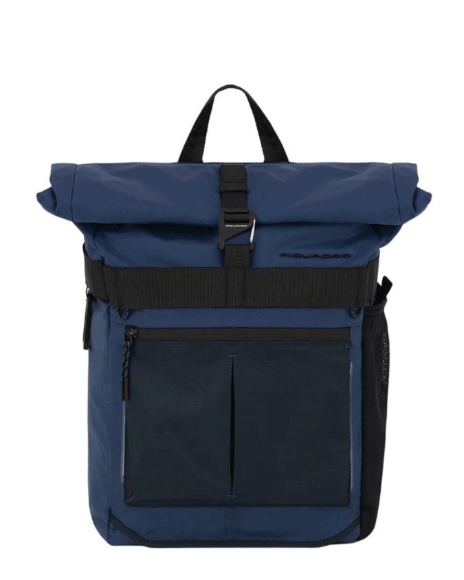 Piquadro - Roll-top backpack made...