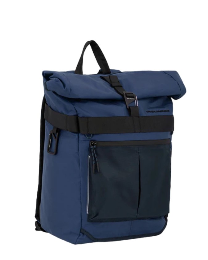 Piquadro - Roll-top backpack made...