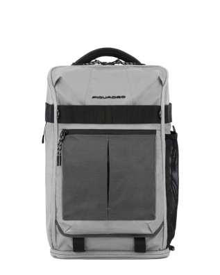  Piquadro - Zaino da bici in tessuto riciclato porta pc 15.6''