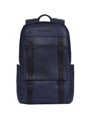  Piquadro - Zaino porta pc 14'' in pelle 2 comparti David