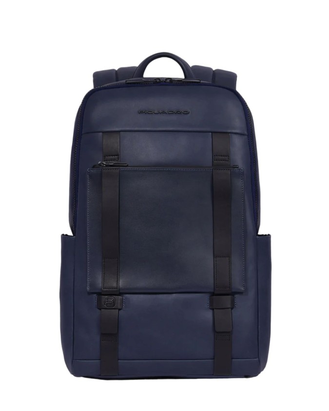 Piquadro - Zaino porta pc 14'' in pelle 2 comparti David
