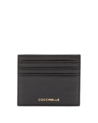 Coccinelle - Porta carte di credito in pelle Metallic Soft 2