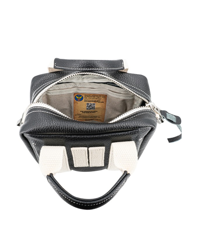 Manikomio Design - Borsa a mano in pelle piccola Aviator's Kit Bag