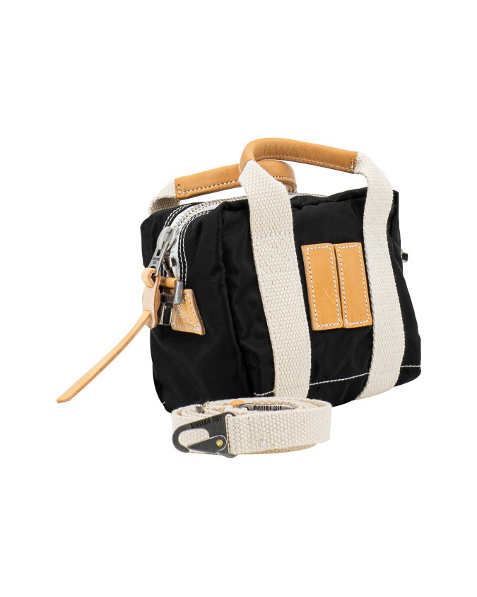 Manikomio Design - Borsa a mano Mini con tracolla in nylon Aviator's Kit Bag