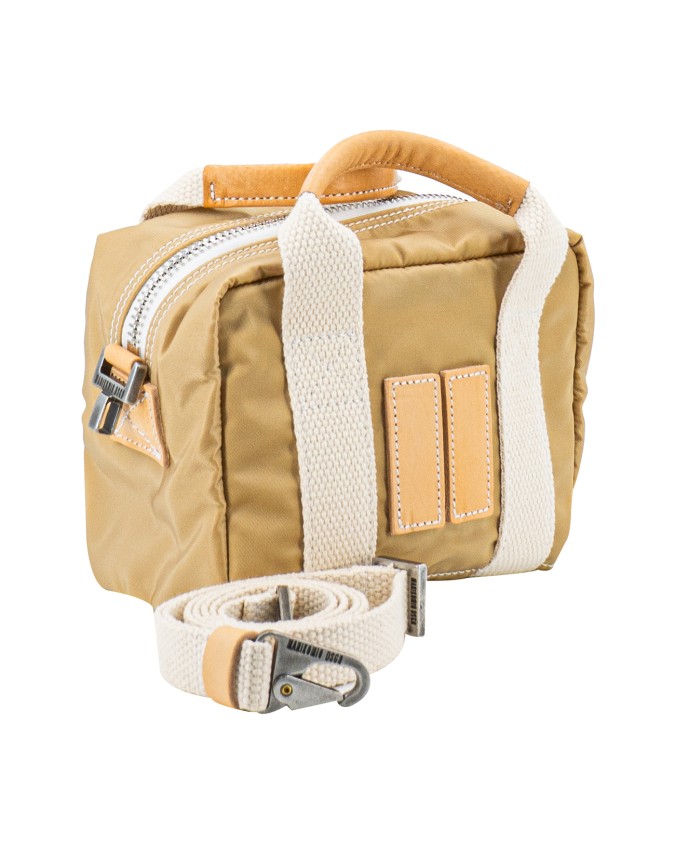 Manikomio Design - Borsa a mano Mini con tracolla in nylon Aviator's Kit Bag