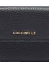 Coccinelle - Portafoglio Mini in pelle con patta Metallic Soft