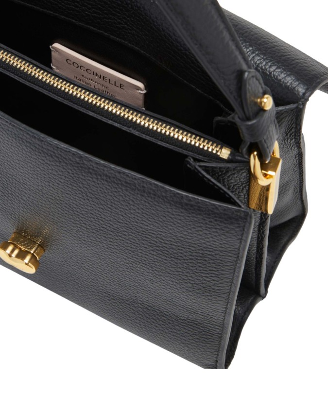  Coccinelle - Borsa a mano in pelle con tracolla media