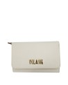 Alviero Martini Prima Classe – Mittelgroße Damenbrieftasche im Bifold-Stil aus geprägtem Bloom City-Stoff