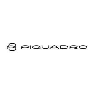 PIQUADRO - Organizer grande con patta, porta penne - Testa di moro -
