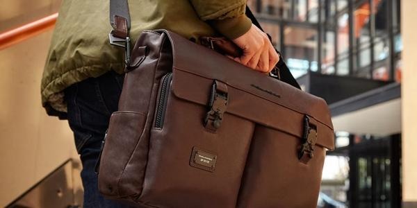 A-QMZL Borsa A Tracolla Uomo In Pelle PU Vintage - Piccola E Pratica Per Lavoro E Viaggi
